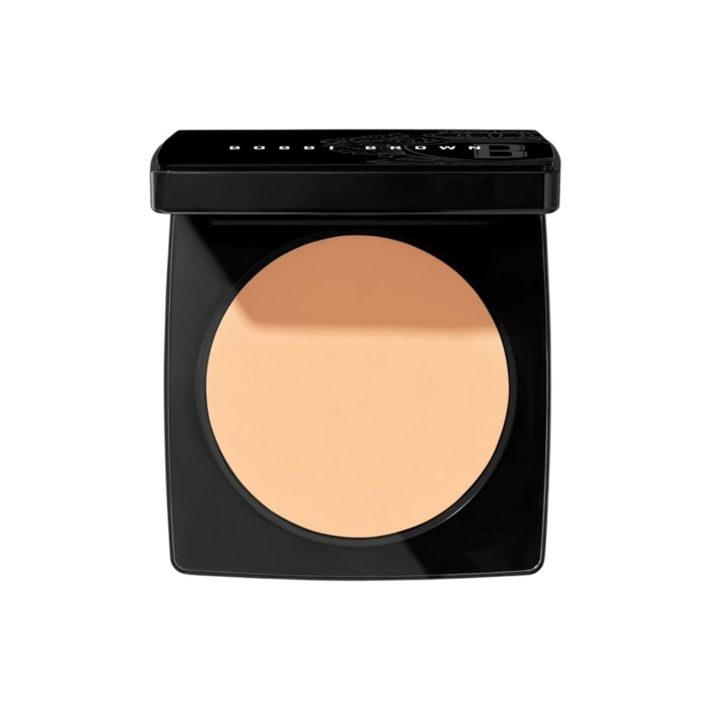 Bobbi Brown Sheer Finish Powder in Black Case with Mirror Sunny Beige 0.31 oz 9g